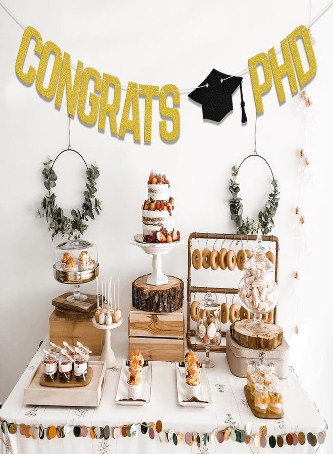 WFKLDF Congrats PhD Banner PhD Graduation Banner PhD Graduation Decorations Class of 2025 Decorations Congrats Doctor Party Decor Supplies - Image 2